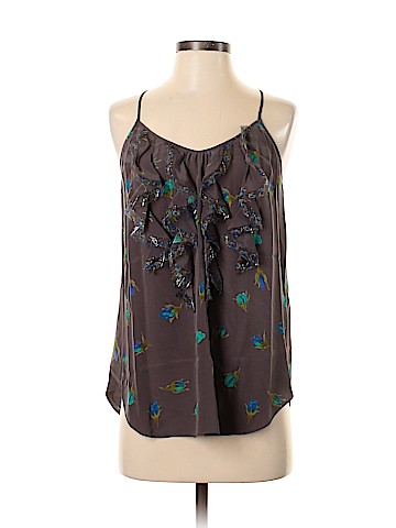Rebecca Taylor Sleeveless Silk Top (view 1)