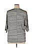 New York & Company 100% Rayon Gray Short Sleeve Top Size XL - photo 2
