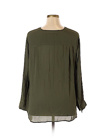 a.n.a. A New Approach Long Sleeve Blouse (view 2)