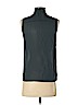 Theory Gray Sleeveless Silk Top Size P (petite) - photo 2