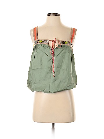 Chelsea Flower Sleeveless Silk Top (view 1)