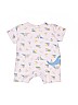 First Impressions 100% Cotton White Short Sleeve Outfit Size 0-3 mo - photo 2