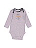 Carter's 100% Cotton Gray Long Sleeve Onesie 0-3 MO / 3 MO - photo 1