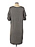 Ann Taylor LOFT Outlet Gray Casual Dress Size L - photo 2