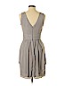 BCBGMAXAZRIA 100% Polyester Gray Cocktail Dress Size 6 - photo 2