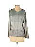 Carlisle Gray Silk Cardigan Size S - photo 1