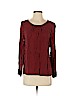 Old Navy 100% Rayon Red Long Sleeve Blouse Size S (petite) - photo 1