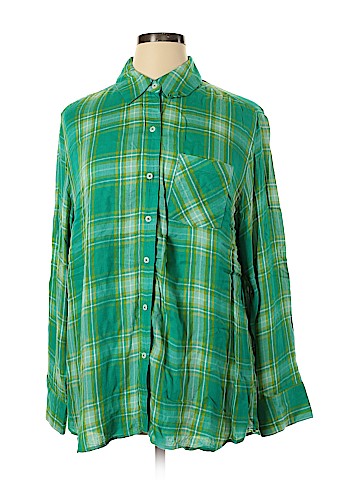 Lane Bryant Long Sleeve Button-Down Shirt (view 1)