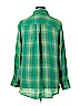 Lane Bryant 100% Rayon Green Long Sleeve Button-Down Shirt Size 18 - photo 2