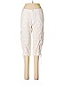 Ann Taylor LOFT White Cargo Pants Size 4 (petite) - photo 1