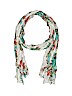 Unbranded Floral Teal Scarf One size - photo 1
