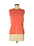Lands' End 100% Cashmere Orange Cashmere Pullover Sweater Size M (petite) - photo 1