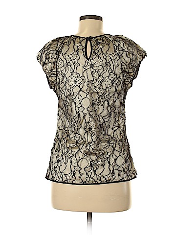 Zac Posen Short Sleeve Silk Top (view 2)