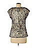 Zac Posen Ivory Short Sleeve Silk Top Size 10 - photo 2