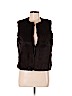 Theory 100% Rabbit Brown Vest Size L - photo 1