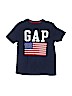 Gap Kids 100% Cotton Blue Short Sleeve T-Shirt Size 8 - photo 1