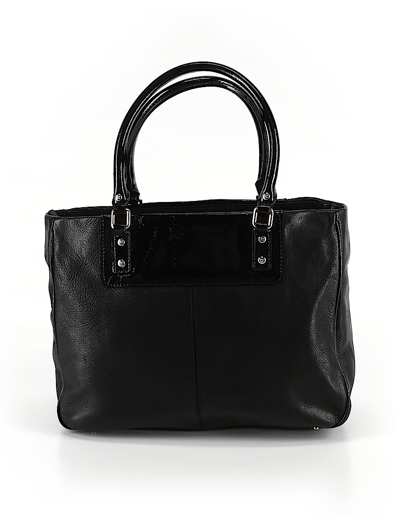 Kate Spade New York 100% Cow Leather Black Leather Tote One size - photo 1