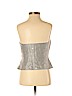 Ann Taylor 100% Silk Gray Sleeveless Silk Top Size 4 (petite) - photo 2