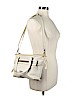 Fossil 100% Leather Ivory Leather Satchel One size - photo 2