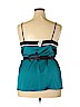 Ann Taylor LOFT 100% Polyester Green Sleeveless Blouse Size XXL - photo 2