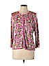 Sigrid Olsen Pink Silk Cardigan Size L (petite) - photo 1