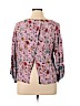 Eyeshadow 100% Rayon Purple 3/4 Sleeve Blouse Size L - photo 2