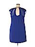 City Chic 100% Polyester Blue Casual Dress Size 20 Plus (L) - photo 2