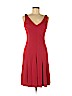 Ralph Lauren Black Label 100% Viscose Red Casual Dress Size 6 - photo 1