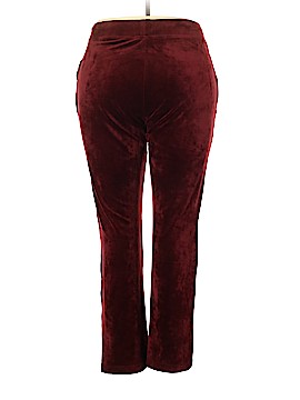 Gloria Vanderbilt Solid Burgundy Velour 