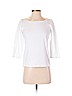 Eileen Fisher White 3/4 Sleeve Top Size XS - photo 1