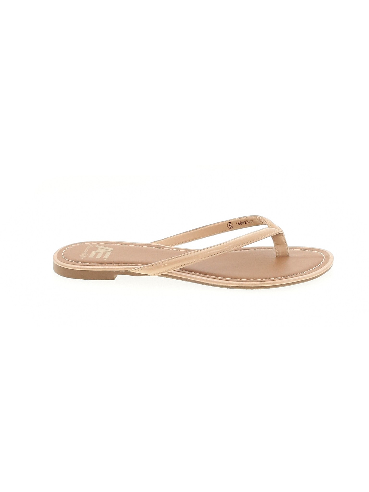 american eagle brown flip flops