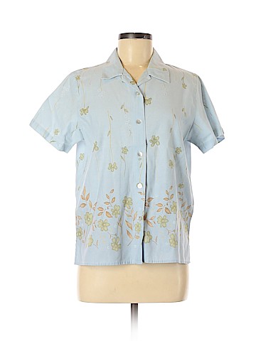 Lemon Grass Short Sleeve Button-Down Shirt (view 1)