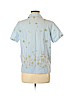 Lemon Grass Blue Short Sleeve Button-Down Shirt Size M (petite) - photo 2