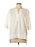 Chico's White 3/4 Sleeve Blouse Size XL (3) - photo 1