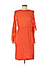Ognibene Zendman 100% Silk Orange Casual Dress Size 8 - photo 1