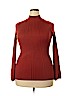 Ashley Stewart Brown Turtleneck Sweater Size 18 - 20 Plus - photo 1