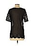 Broadway & Broome 100% Silk Black Short Sleeve Blouse Size S - photo 2