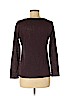 Ann Taylor LOFT Burgundy Long Sleeve Top Size M (petite) - photo 2
