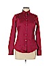 Banana Republic Red Long Sleeve Button-Down Shirt Size 6 (petite) - photo 1