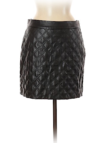 Banana Republic Faux Leather Skirt (view 1)