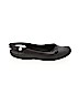 Crocs Solid Black Flats Size 6 - photo 1