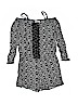 The Children's Place Print Black Romper Size 10 - 12 - photo 1