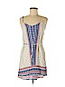 Aqua 100% Polyester Ivory Casual Dress Size XS - photo 1