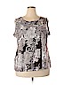 IMAN Brown Sleeveless Top Size 2X - photo 1