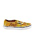 Vans Print Yellow Sneakers Size 8 - photo 1