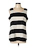 Ann Taylor LOFT Outlet 100% Polyester Black Sleeveless Blouse Size L - photo 1