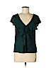 Meadow Rue Green Short Sleeve Blouse Size S (petite) - photo 1