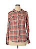 Maurices 100% Rayon Orange Long Sleeve Button-Down Shirt Size XL - photo 1