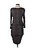 Joie 100% Rayon Gray Casual Dress Size S - photo 2