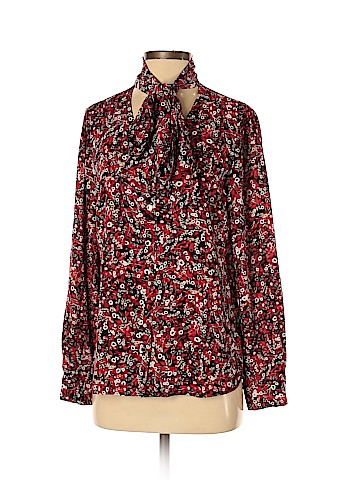 Karl Lagerfeld Long Sleeve Blouse (view 1)